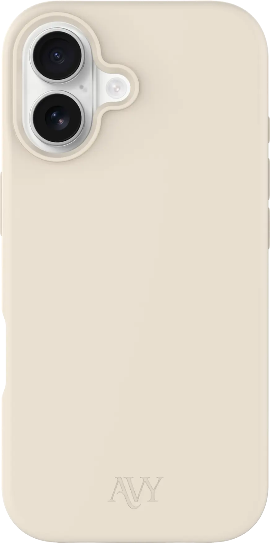 AVY Apple iPhone 17 Hoesje Liquid Silicone met MagSafe Beige afbeelding 1