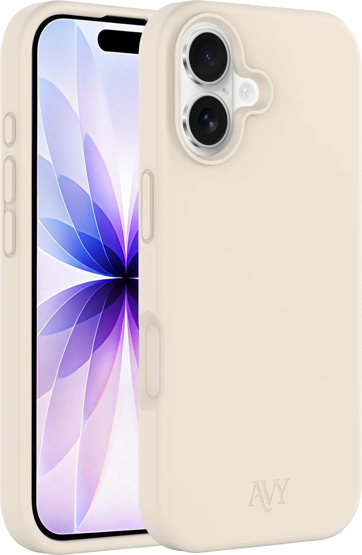 AVY Apple iPhone 17 Hoesje Liquid Silicone met MagSafe Beige afbeelding 11
