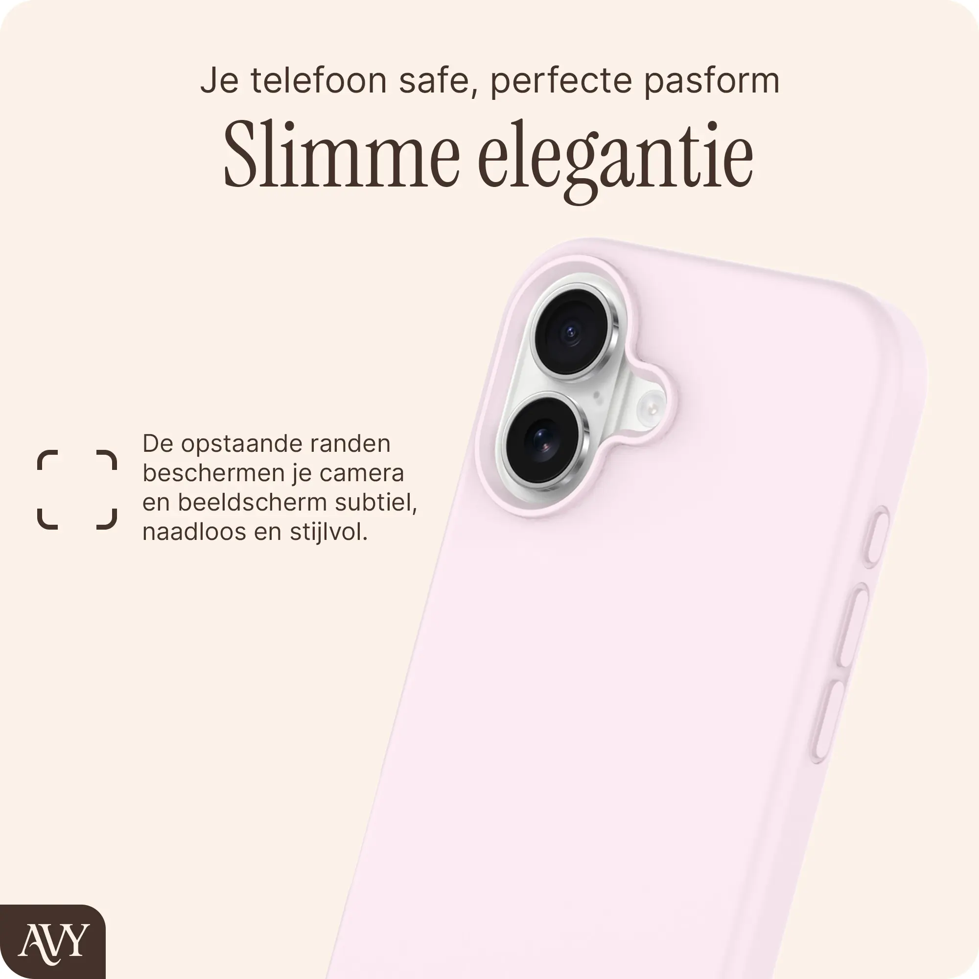 AVY Apple iPhone 17 Hoesje Liquid Silicone met MagSafe Roze afbeelding 9