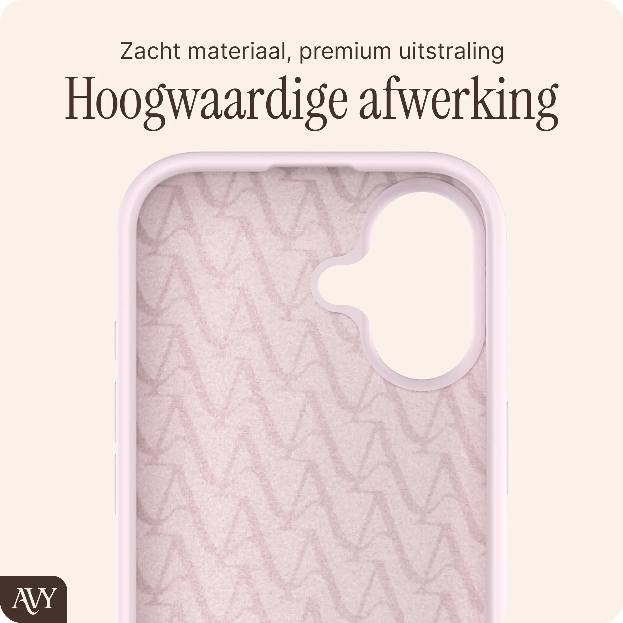 AVY Apple iPhone 17 Hoesje Liquid Silicone met MagSafe Roze afbeelding 10