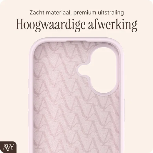 AVY Apple iPhone 17 Hoesje Liquid Silicone met MagSafe Roze afbeelding 10