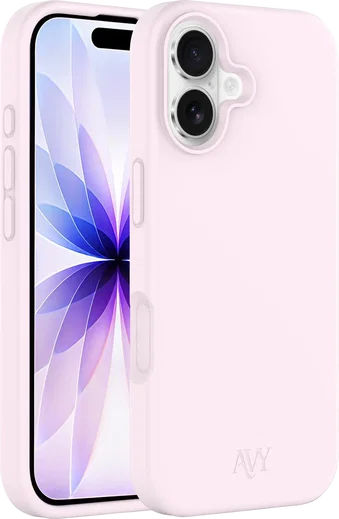 AVY Apple iPhone 17 Hoesje Liquid Silicone met MagSafe Roze afbeelding 11