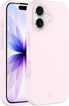 AVY Apple iPhone 17 Hoesje Liquid Silicone met MagSafe Roze