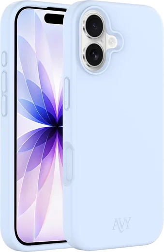 AVY Apple iPhone 17 Hoesje Liquid Silicone met MagSafe Blauw afbeelding 11