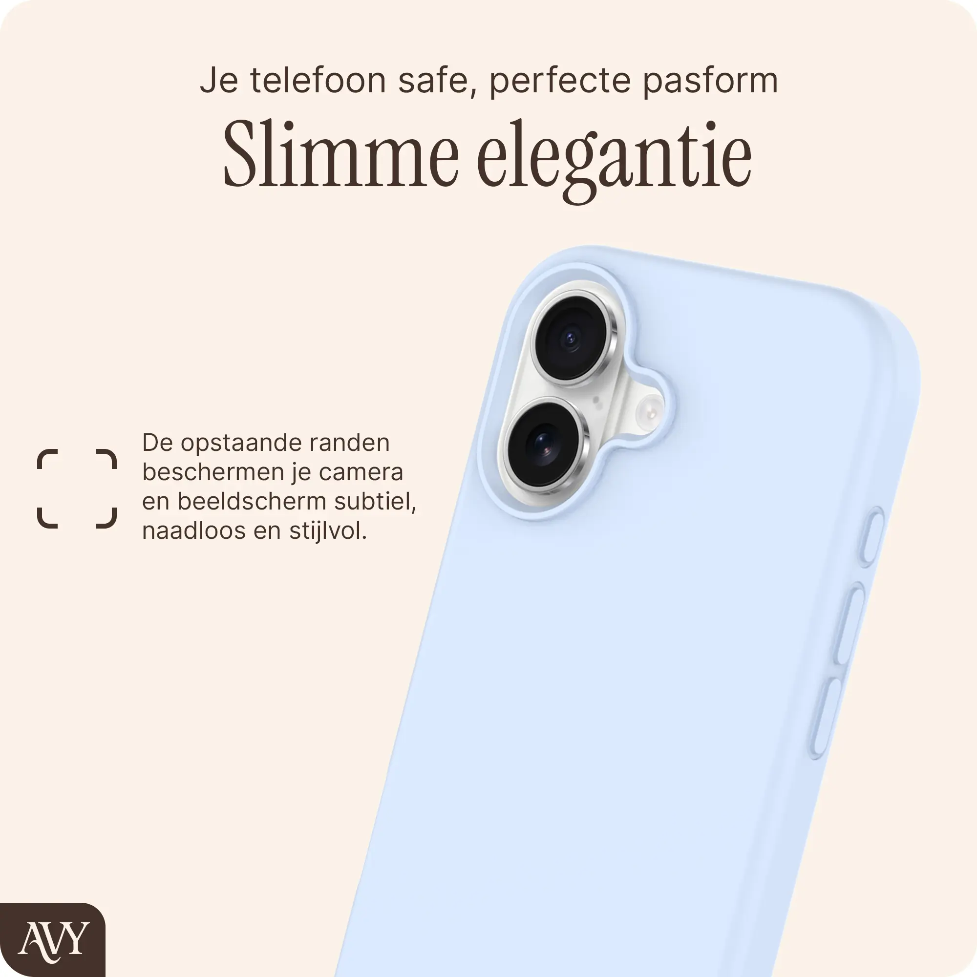AVY Apple iPhone 17 Hoesje Liquid Silicone met MagSafe Blauw afbeelding 9