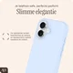 AVY Apple iPhone 17 Hoesje Liquid Silicone met MagSafe Blauw afbeelding 9