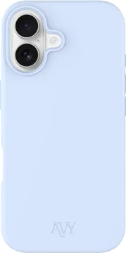 AVY Apple iPhone 17 Hoesje Liquid Silicone met MagSafe Blauw