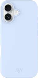 AVY Apple iPhone 17 Hoesje Liquid Silicone met MagSafe Blauw afbeelding