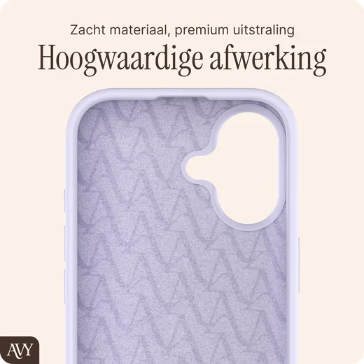 AVY Apple iPhone 17 Hoesje Liquid Silicone met MagSafe Paars afbeelding 10