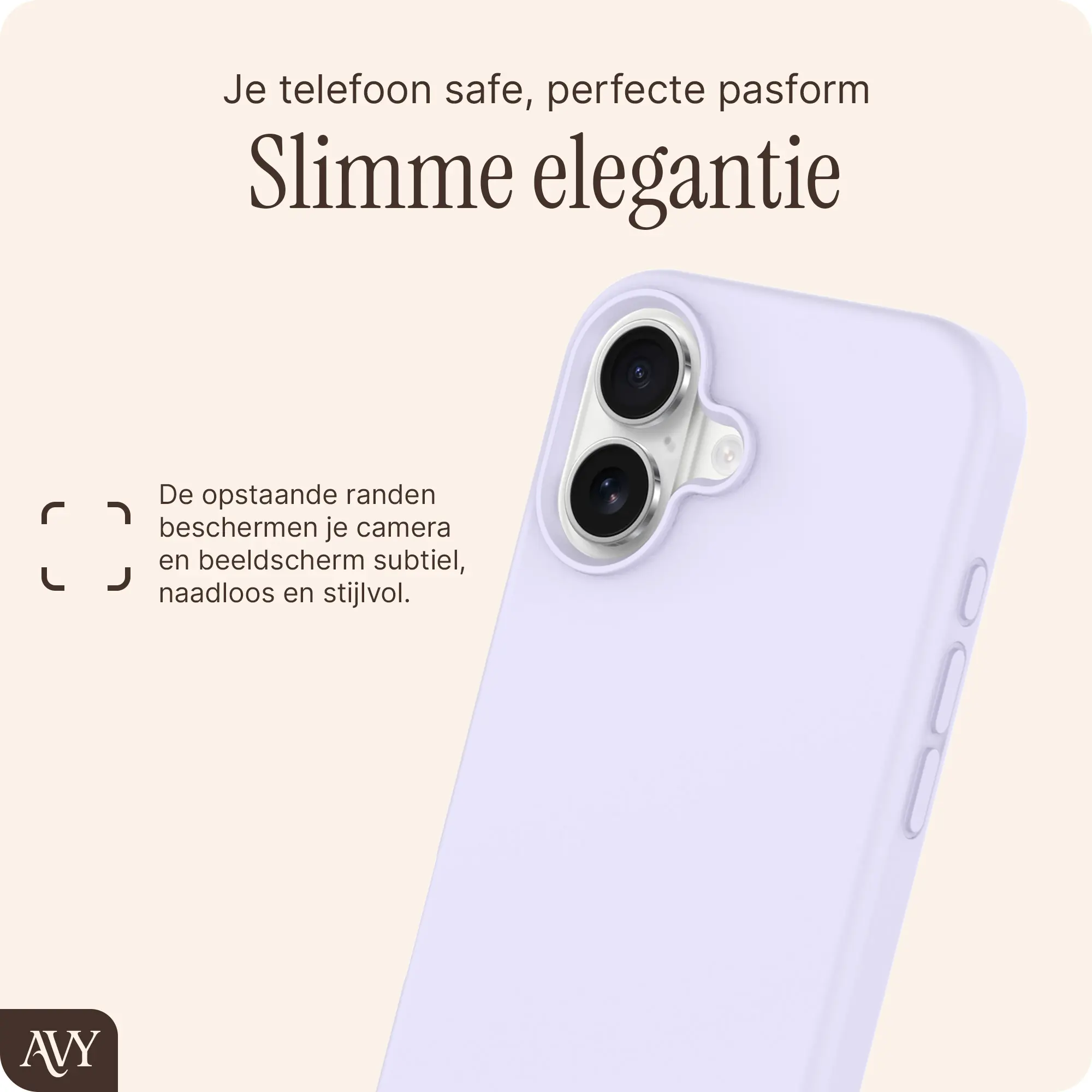 AVY Apple iPhone 17 Hoesje Liquid Silicone met MagSafe Paars afbeelding 9