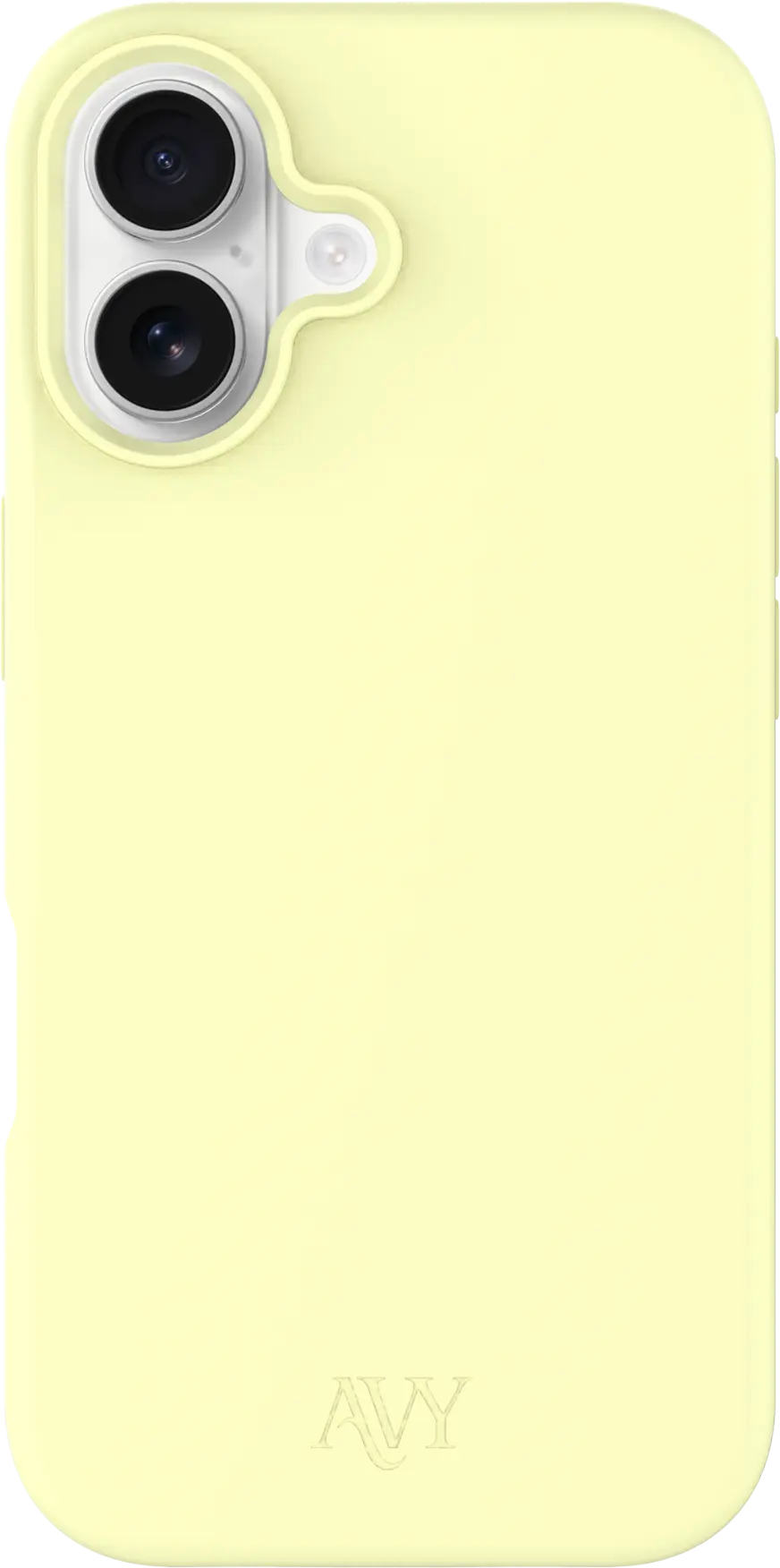 AVY Apple iPhone 17 Hoesje Liquid Silicone met MagSafe Yellow afbeelding 1