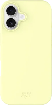 AVY Apple iPhone 17 Hoesje Liquid Silicone met MagSafe Yellow