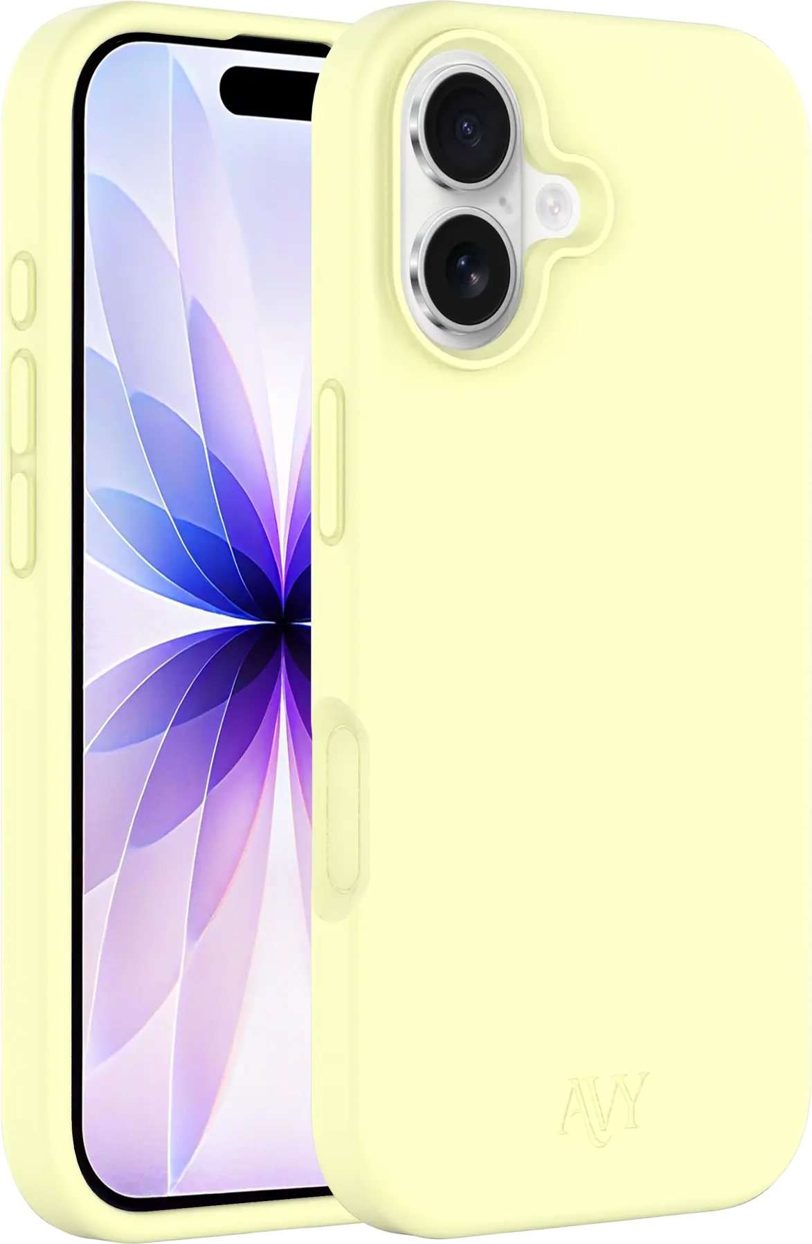 AVY Apple iPhone 17 Hoesje Liquid Silicone met MagSafe Yellow afbeelding 11