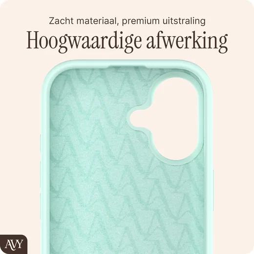 AVY Apple iPhone 17 Hoesje Liquid Silicone met MagSafe Matcha afbeelding 10