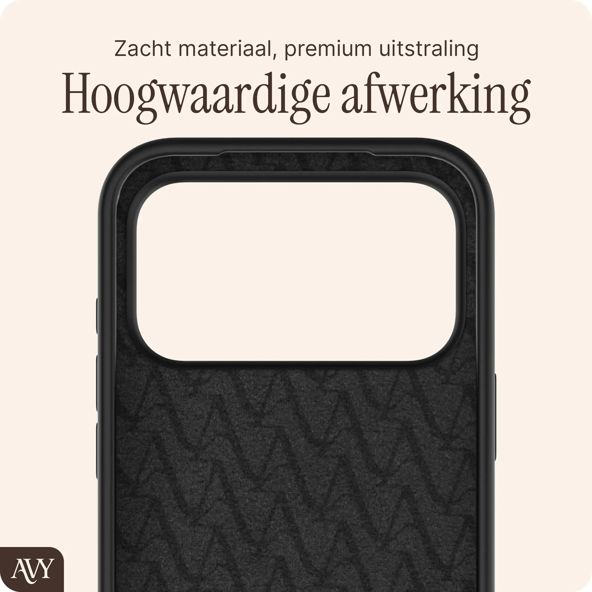AVY Apple iPhone 17 Pro Hoesje Liquid Silicone met MagSafe Zwart afbeelding 9