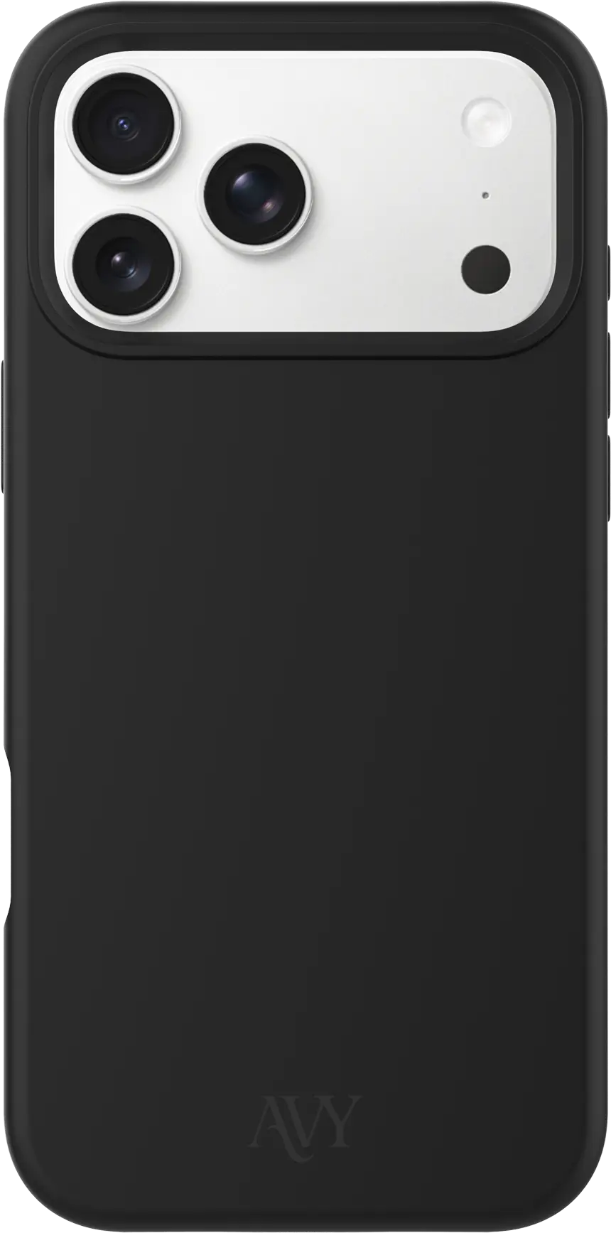 AVY Apple iPhone 17 Pro Hoesje Liquid Silicone met MagSafe Zwart afbeelding 1