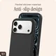 AVY Apple iPhone 17 Pro Hoesje Liquid Silicone met MagSafe Zwart afbeelding 10
