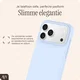 AVY Apple iPhone 17 Pro Hoesje Liquid Silicone met MagSafe Blauw afbeelding 9