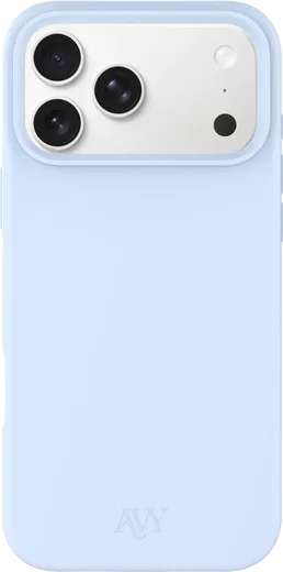 AVY Apple iPhone 17 Pro Hoesje Liquid Silicone met MagSafe Blauw afbeelding 1