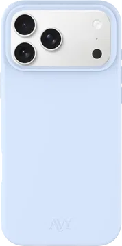 AVY Apple iPhone 17 Pro Hoesje Liquid Silicone met MagSafe Blauw