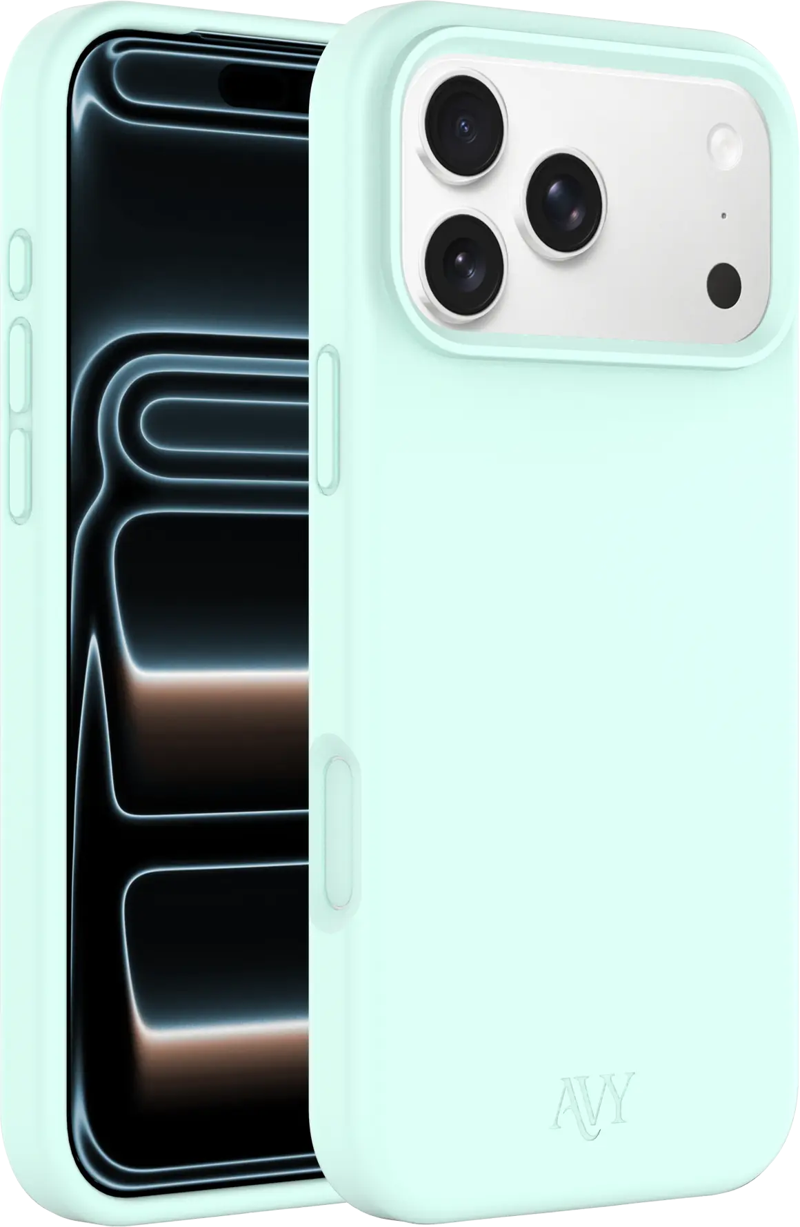 AVY Apple iPhone 17 Pro Hoesje Liquid Silicone met MagSafe Matcha afbeelding 11