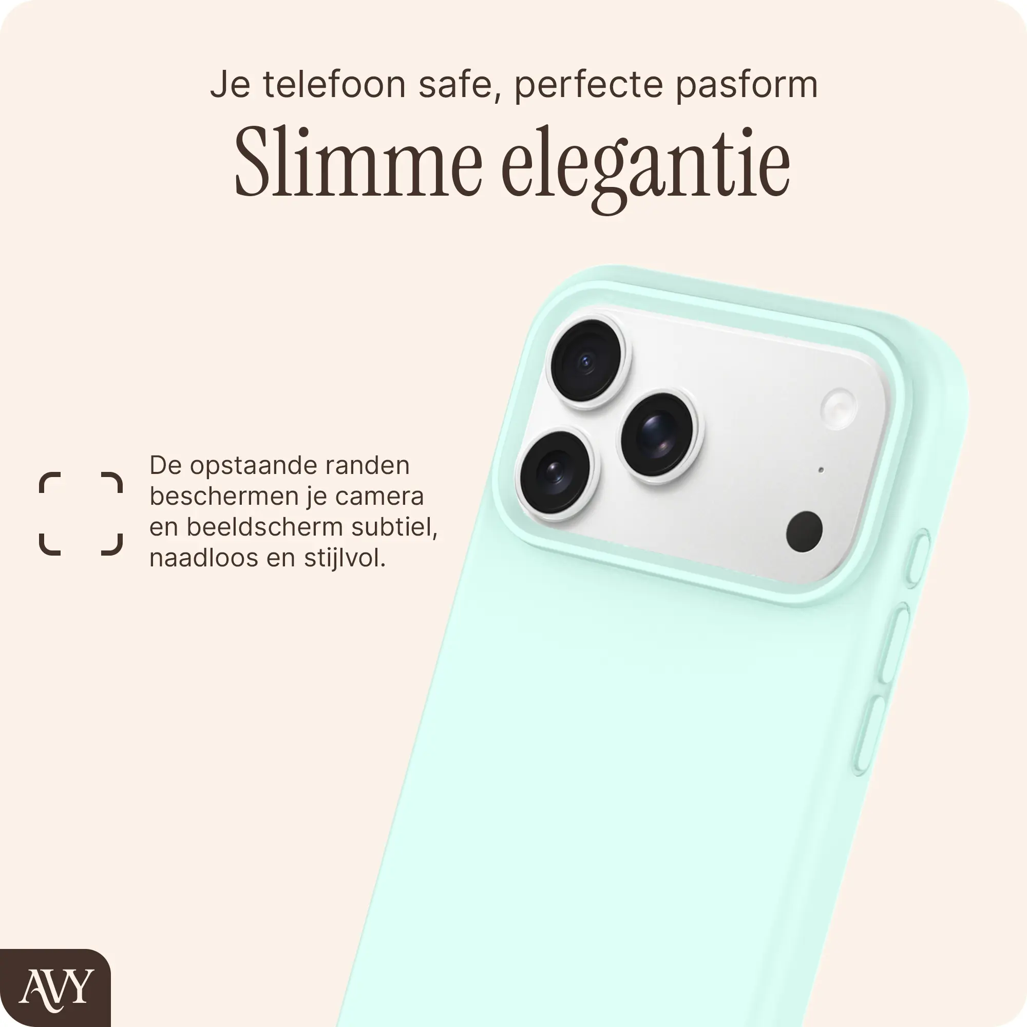 AVY Apple iPhone 17 Pro Hoesje Liquid Silicone met MagSafe Matcha afbeelding 9
