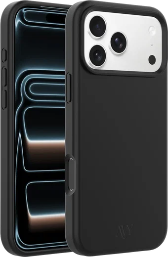 AVY Apple iPhone 17 Pro Max Hoesje Liquid Silicone met MagSafe Zwart afbeelding 11