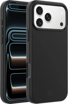 AVY Apple iPhone 17 Pro Max Hoesje Liquid Silicone met MagSafe Zwart
