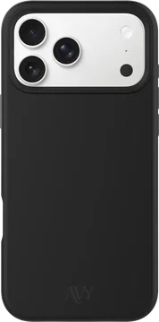 AVY Apple iPhone 17 Pro Max Hoesje Liquid Silicone met MagSafe Zwart