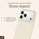 AVY Apple iPhone 17 Pro Max Hoesje Liquid Silicone met MagSafe Beige afbeelding 9