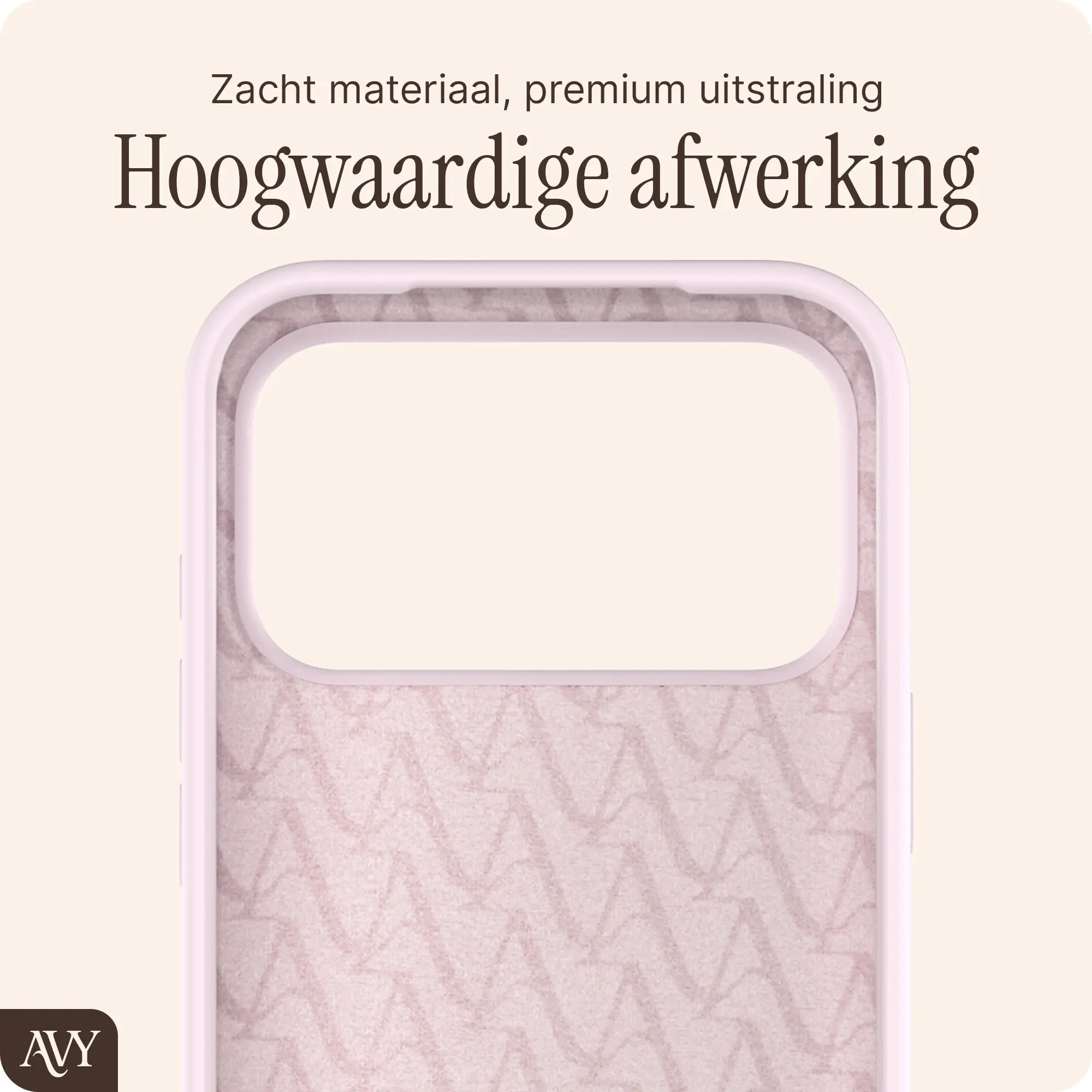 AVY Apple iPhone 17 Pro Max Hoesje Liquid Silicone met MagSafe Roze afbeelding 10