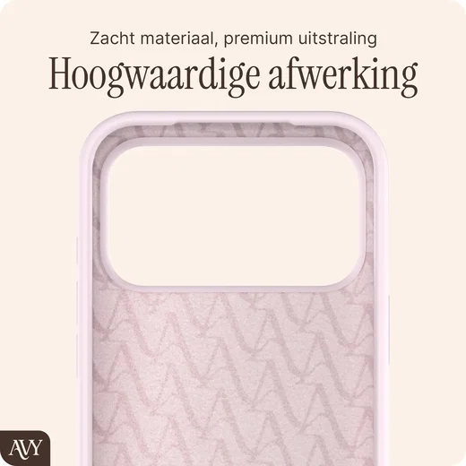 AVY Apple iPhone 17 Pro Max Hoesje Liquid Silicone met MagSafe Roze afbeelding 10