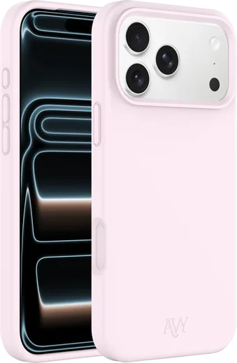 AVY Apple iPhone 17 Pro Max Hoesje Liquid Silicone met MagSafe Roze afbeelding 11