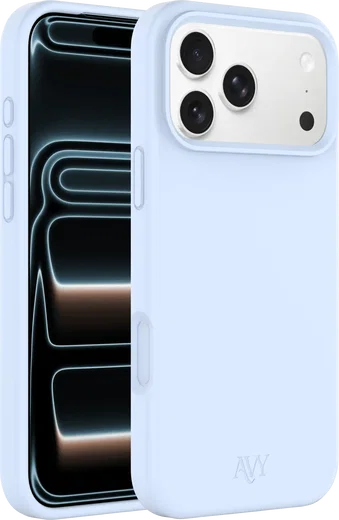 AVY Apple iPhone 17 Pro Max Hoesje Liquid Silicone met MagSafe Blauw afbeelding 11