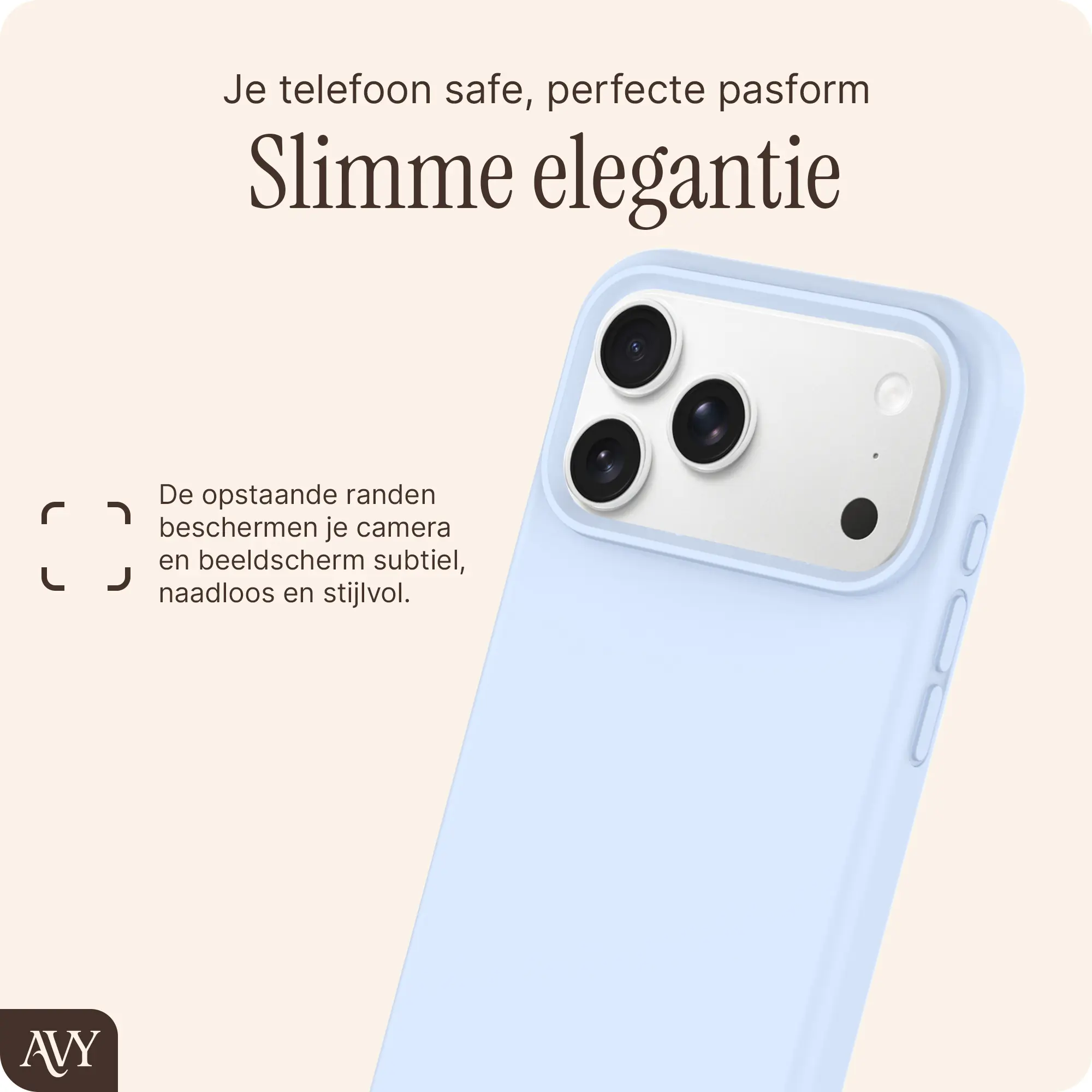 AVY Apple iPhone 17 Pro Max Hoesje Liquid Silicone met MagSafe Blauw afbeelding 9