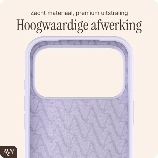 AVY Apple iPhone 17 Pro Max Hoesje Liquid Silicone met MagSafe Paars afbeelding 10