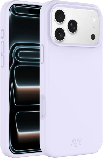 AVY Apple iPhone 17 Pro Max Hoesje Liquid Silicone met MagSafe Paars afbeelding 11