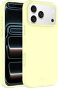 AVY Apple iPhone 17 Pro Max Hoesje Liquid Silicone met MagSafe Geel