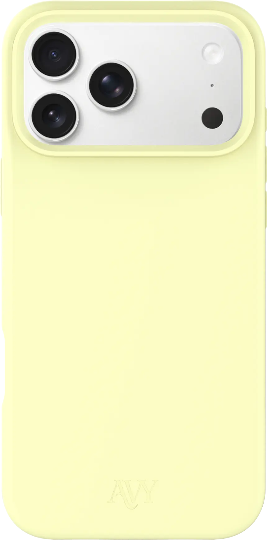 AVY Apple iPhone 17 Pro Max Hoesje Liquid Silicone met MagSafe Geel afbeelding 1