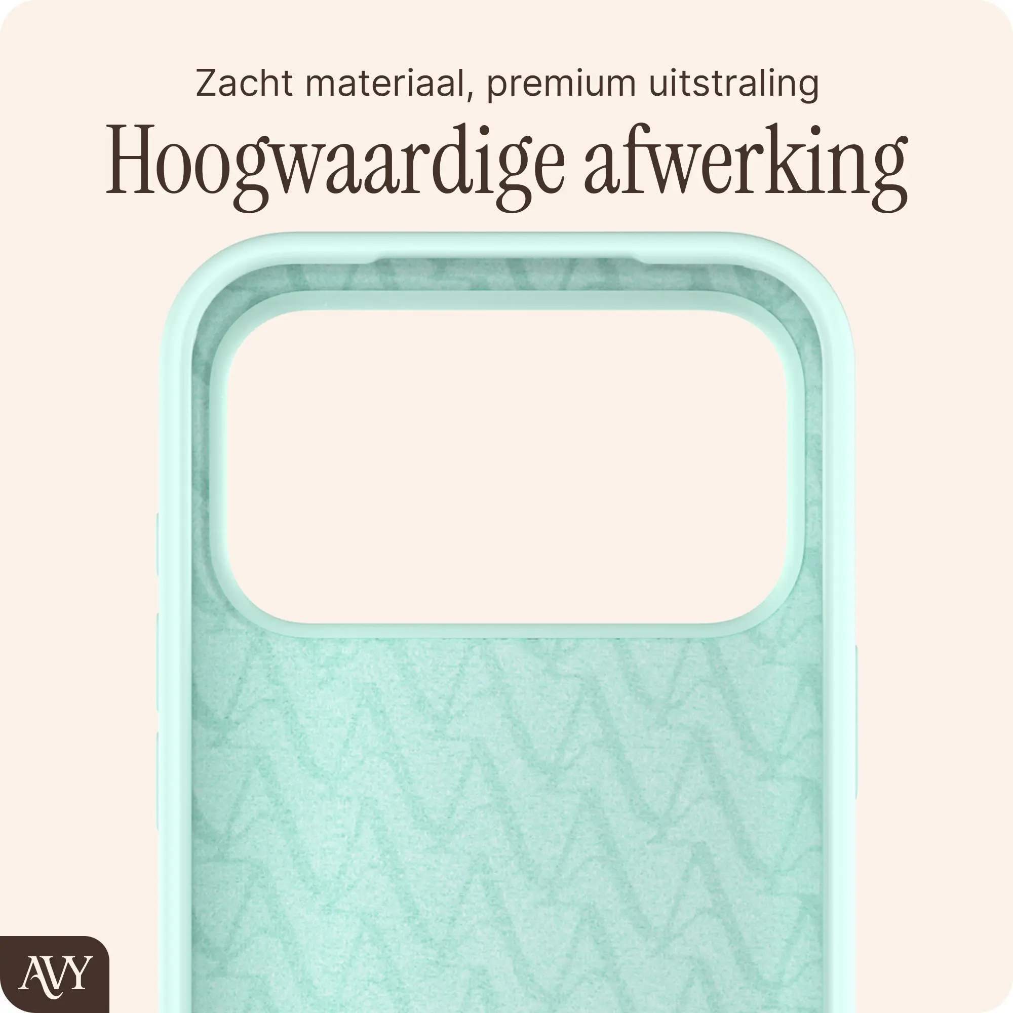 AVY Apple iPhone 17 Pro Max Hoesje Liquid Silicone met MagSafe Matcha afbeelding 10