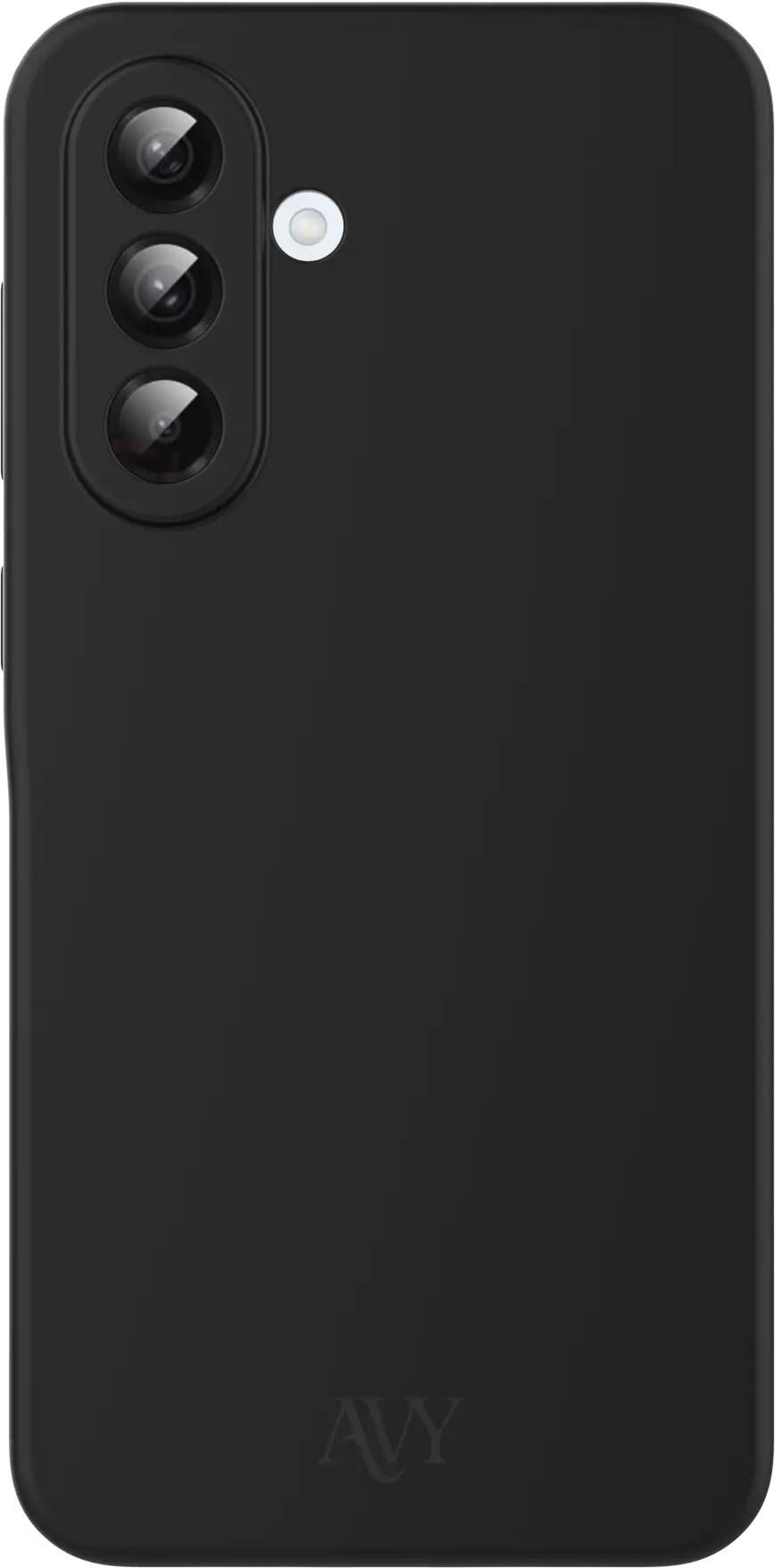 AVY Samsung Galaxy A56 / A36 Hoesje Liquid Silicone met MagSafe Zwart afbeelding 1