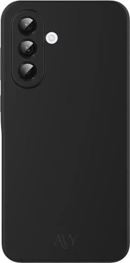 AVY Samsung Galaxy A56 / A36 Hoesje Liquid Silicone met MagSafe Zwart afbeelding 1