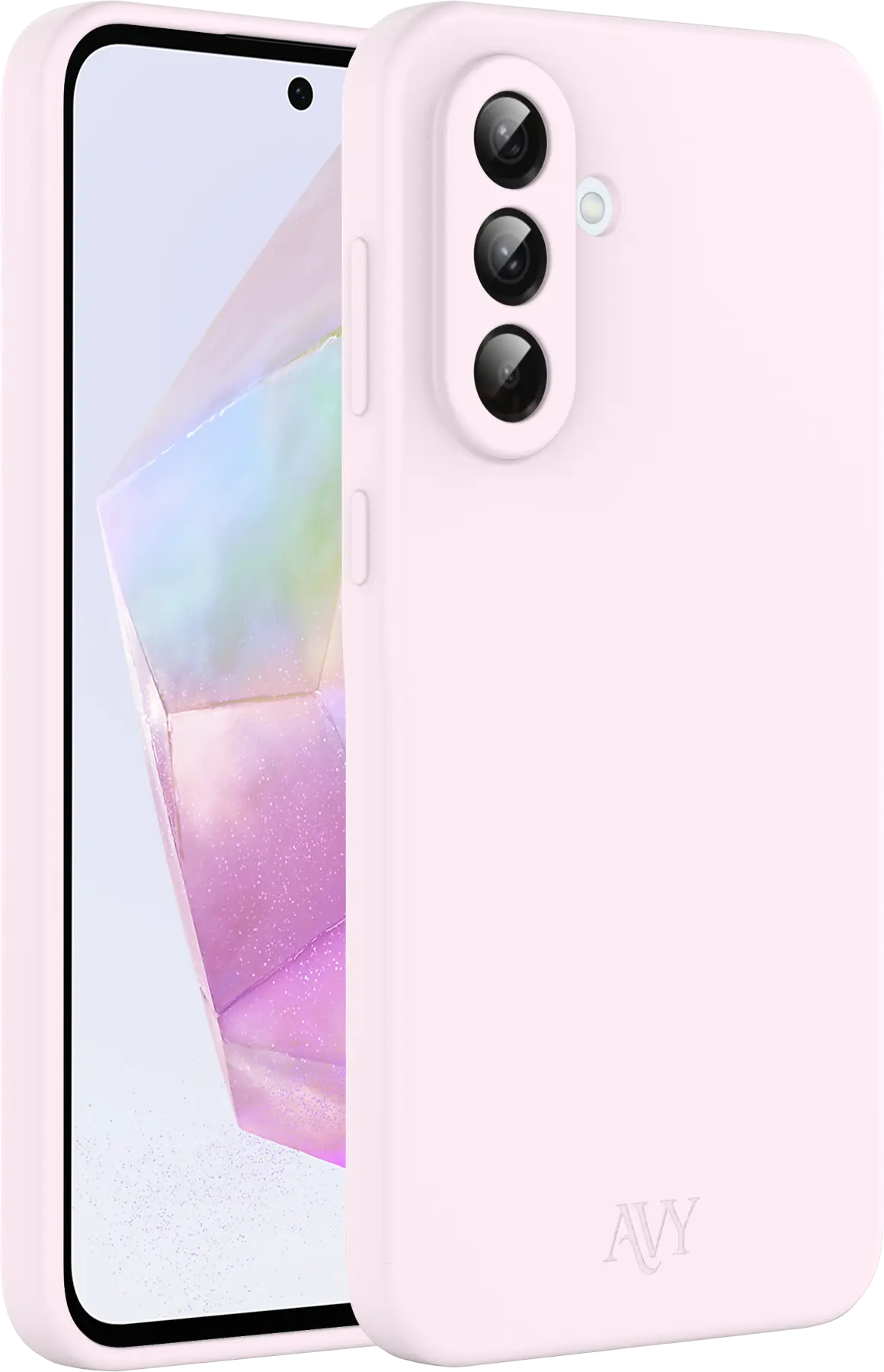 AVY Samsung Galaxy A56 / A36 Hoesje Liquid Silicone met MagSafe Roze afbeelding 10
