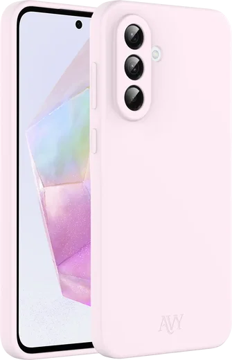 AVY Samsung Galaxy A56 / A36 Hoesje Liquid Silicone met MagSafe Roze afbeelding 10
