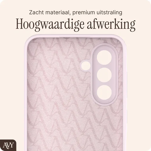 AVY Samsung Galaxy A56 / A36 Hoesje Liquid Silicone met MagSafe Roze afbeelding 9