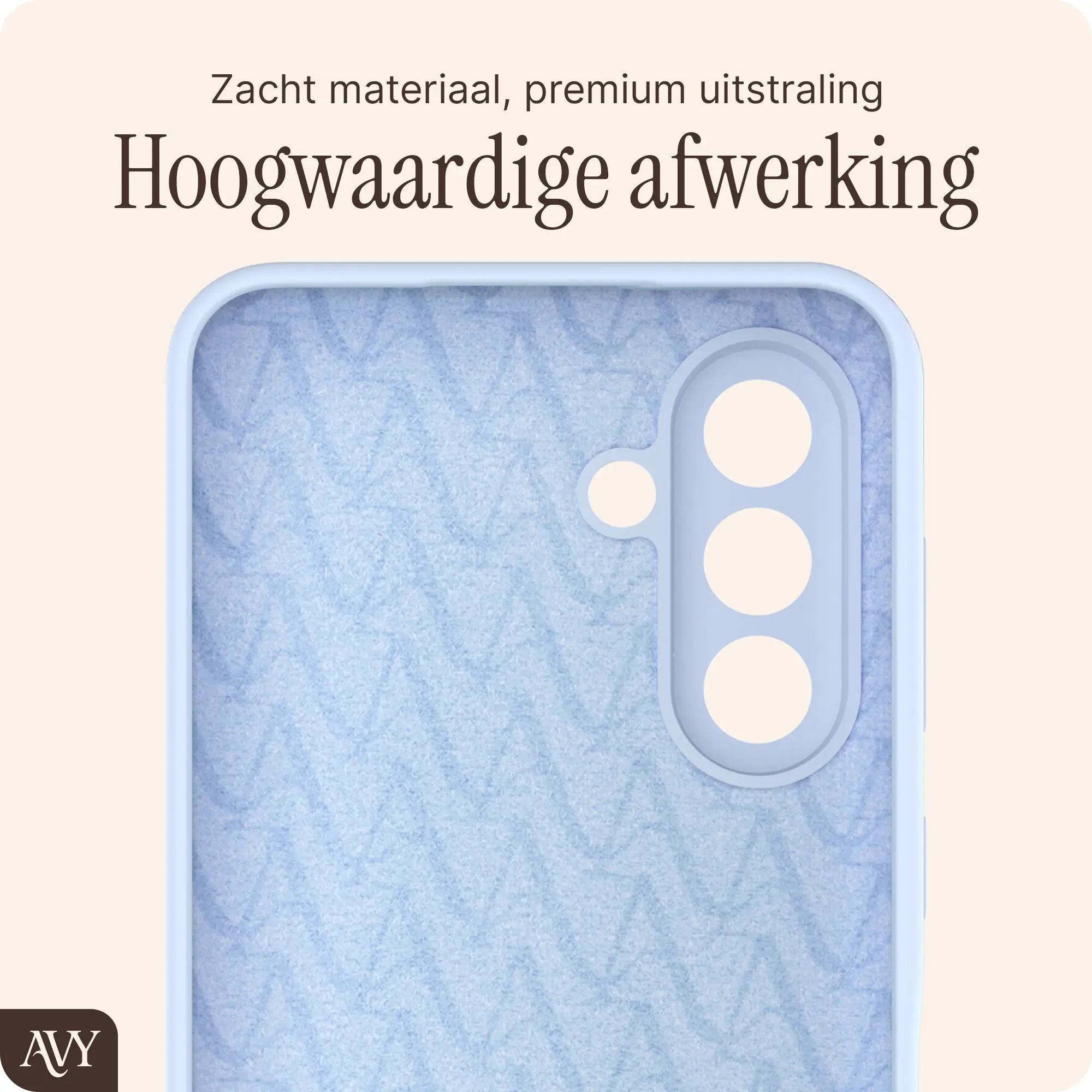 AVY Samsung Galaxy A56 / A36 Hoesje Liquid Silicone met MagSafe Blauw afbeelding 9