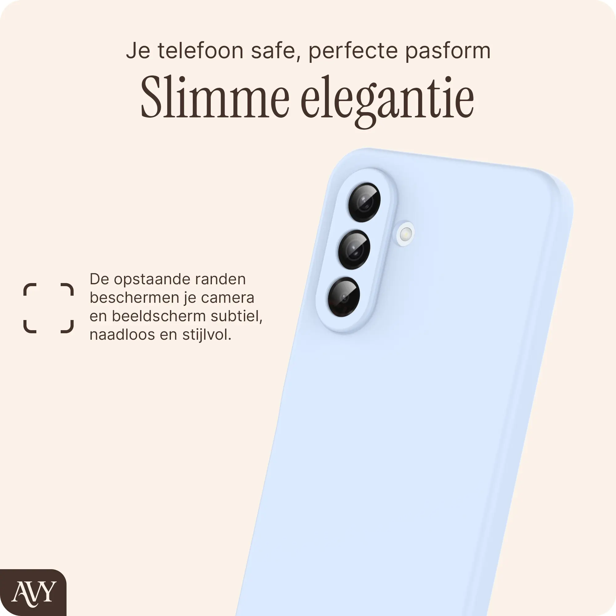 AVY Samsung Galaxy A56 / A36 Hoesje Liquid Silicone met MagSafe Blauw afbeelding 8
