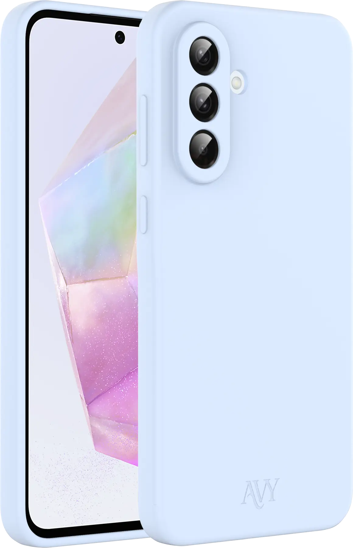 AVY Samsung Galaxy A56 / A36 Hoesje Liquid Silicone met MagSafe Blauw afbeelding 10