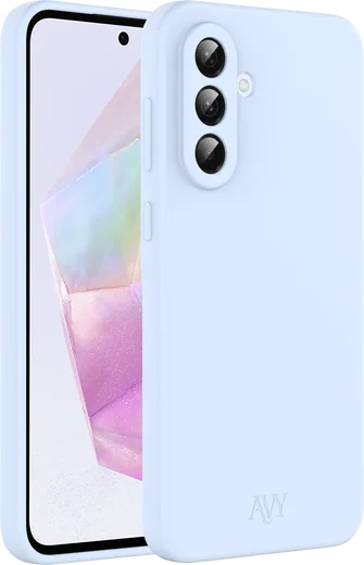 AVY Samsung Galaxy A56 / A36 Hoesje Liquid Silicone met MagSafe Blauw afbeelding 10