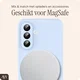 AVY Samsung Galaxy A56 / A36 Hoesje Liquid Silicone met MagSafe Blauw afbeelding 7